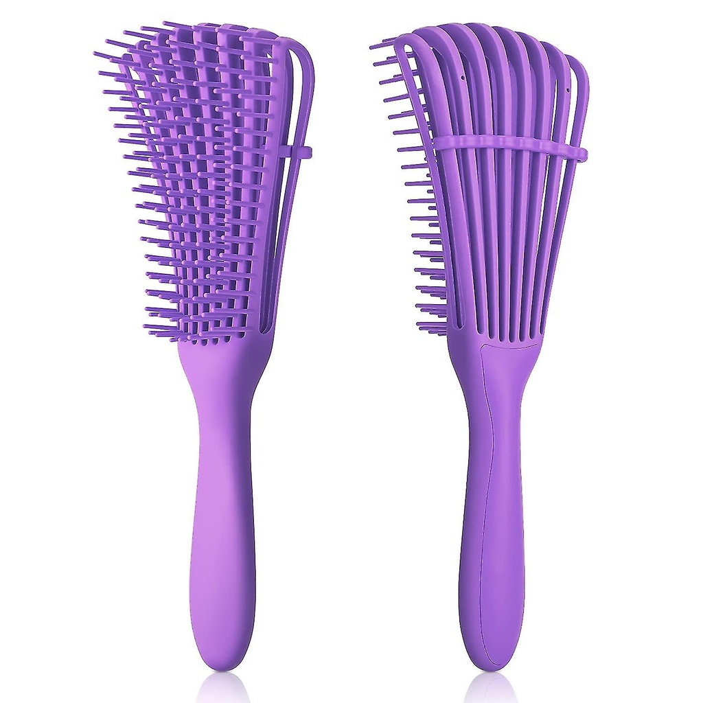 Brosse Démêlante pour Cheveux Crépus, Frisés et Bouclées (couleur aléatoire)