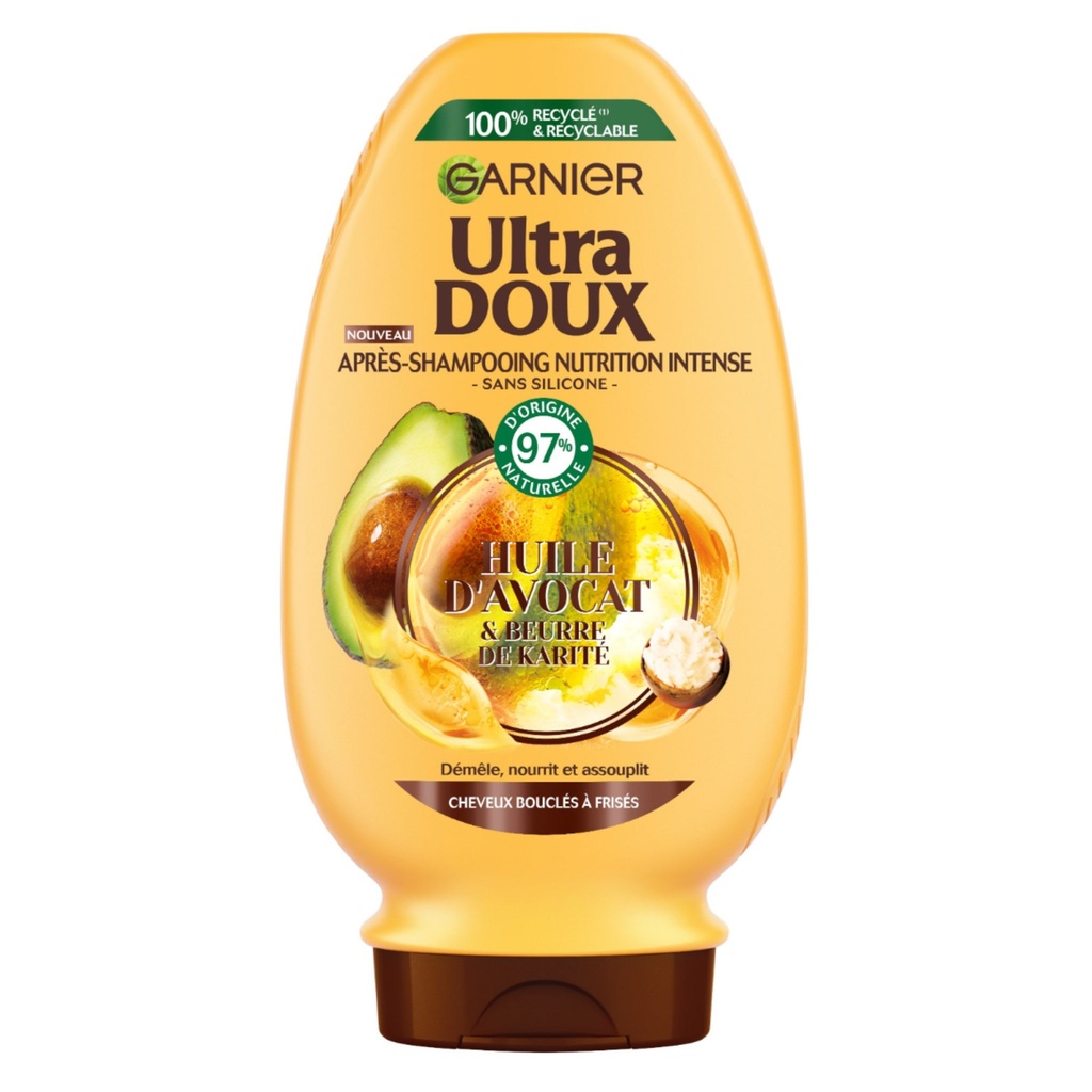 [Garnier] Ultra Doux Après-Shampooing Avocat Karité