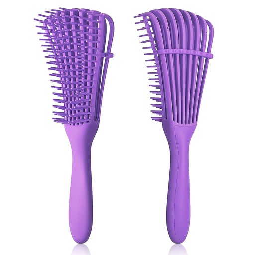 [Brosse Capillaire] Brosse Démêlante pour Cheveux Crépus, Frisés et Bouclées (couleur aléatoire)